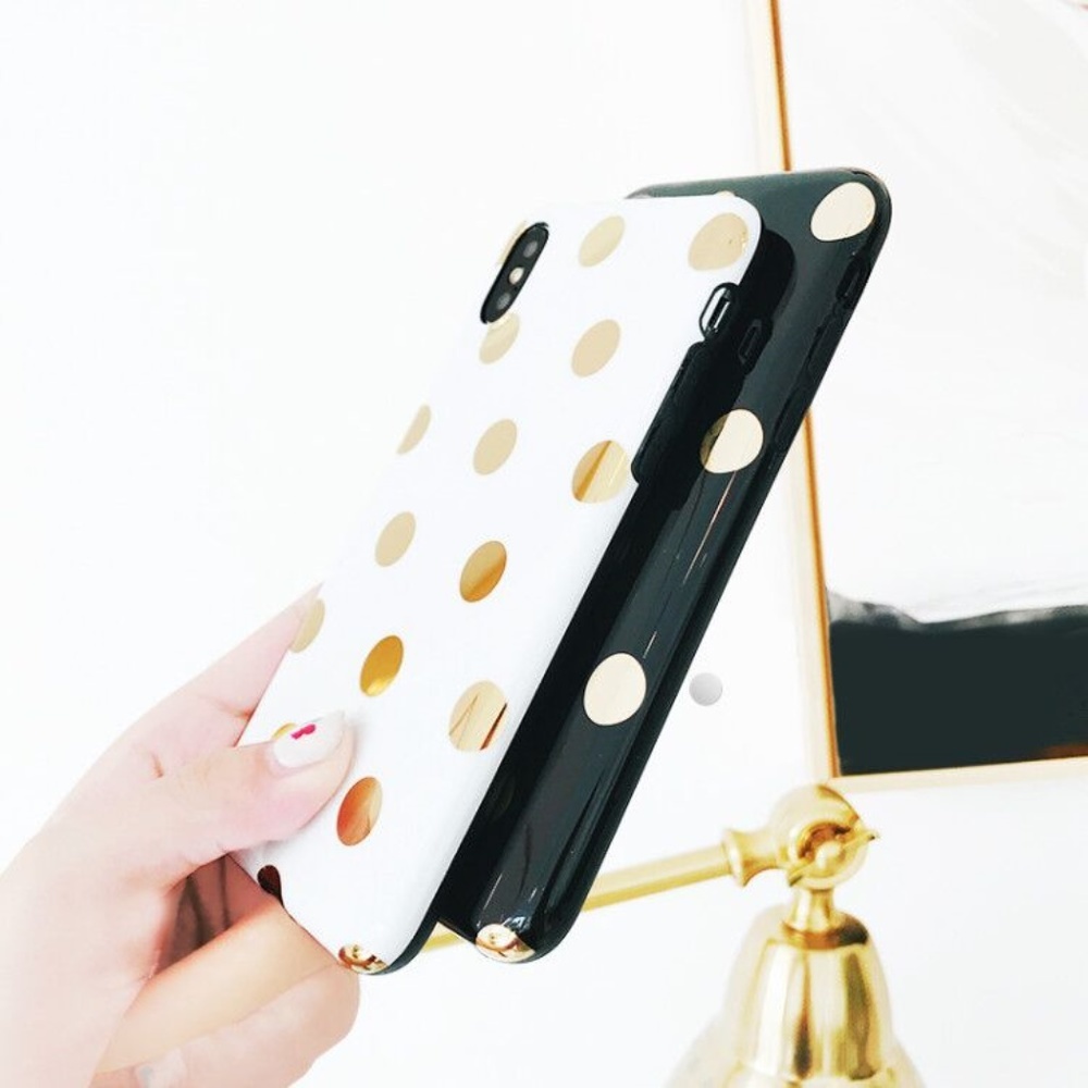 NEW iPhone XS/X/7/8/Plus Shining BIG DOT case - Picture 3 of 4